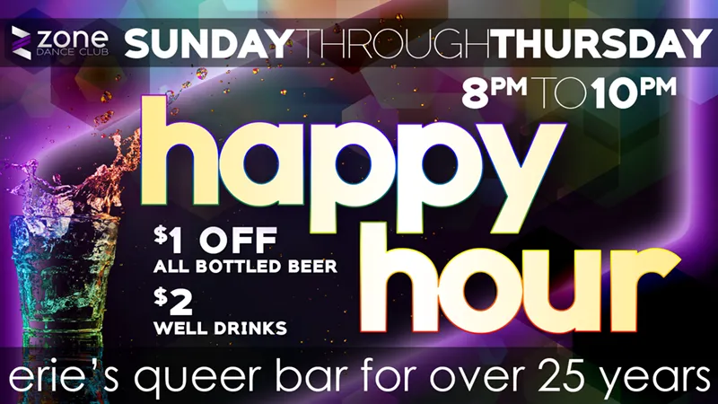 Zone Dance Club Happy Hour