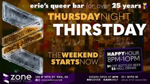 Thirsty Thursday at the Zone